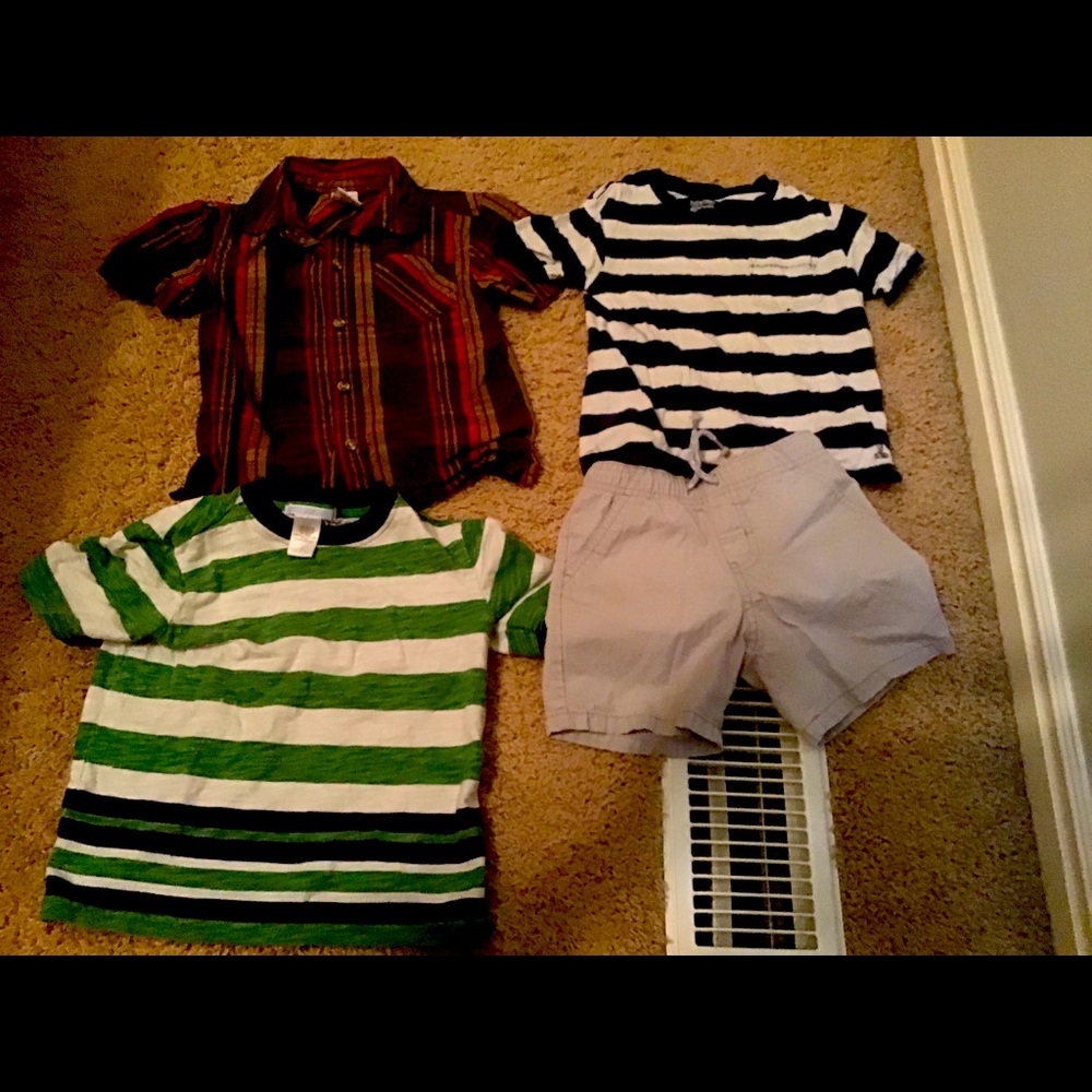 3T Summer Boys Bundle with 12 tops and 4 bottoms